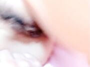 萌妹子橙色丝袜和炮友双人上位骑乘后入猛操