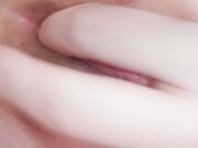 梅梅乳 精致白嫩小白兔好闪眼摸弄