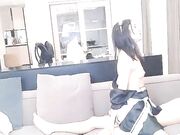 清纯少女白嫩粉穴自慰玩弄大屌狂插后入02