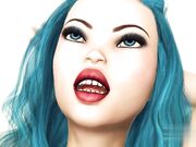 在科幻实验室与一位年轻丰满性感的辣妹口交