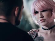 超短裙人妖喜欢玩烂漫靠近型男有点小害羞啪啪起来可大胆开放上位插菊干到爆