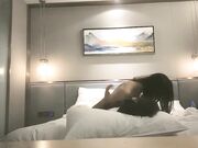 满背纹身眼镜妹子 近距离特写口交后入抬腿侧入猛操1