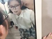 【糖心独播】首部横屏 - 被颜射的JK少女