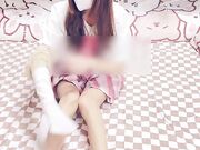 粉色小椿jk裙_全程白色拼接丝袜啪啪_甜美极品美女不想被当成公主，只想做母狗让哥哥高兴