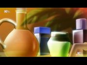 沾满红色的精油让人性欲大增