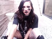 眼妆美女自慰自拍