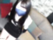 带着口罩都挡不住清纯的面孔