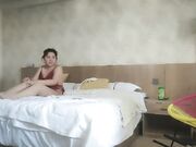 丸子头人妻少妇被调教的服服帖帖换上肉丝情趣连续干2炮然后又把男性奴叫来玩3P