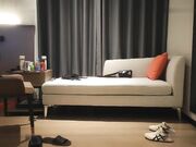 气质条纹衫美少妇 戴上假头套干阿姨样子非常搞笑没搞懂怎么就翻车不草逼了