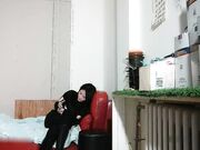 带妹子回宿舍 吃饱喝足操逼 慢慢凑近摸摸搞搞 美女欲拒还迎 按到床上扒掉裤子操