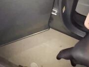 丝包臀裙户外露出车震