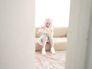 对可爱心机巨臀COSER下药1