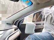 大神网约学生兼职妹穿上制服在路边环卫车旁边车震无套口爆吞精