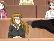 努力工作的巨乳美少女