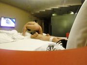 实在受不了自己坐在鸡鸡上干