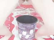 椅子上震动棒自慰的骚气少妇