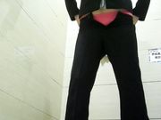 商场厕拍你没见过的开档内裤