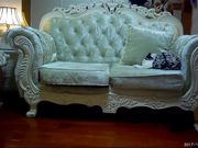 开裆黑丝高跟极度诱惑,按在沙发上后入爆操