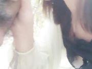 约炮白云山中野战下山又和小哥车震