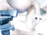 骚情小护士被压在身下多姿势爆草，呻吟给力高潮不断，最后口暴