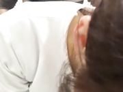 约炮漂亮女同事电影院偷情去女厕所直接站炮爆操