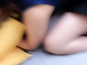 剧情演绎绿帽男让老婆勾引外卖哥进门就开始骚按在沙发上撩