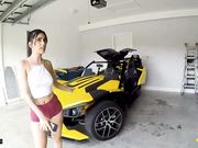 为了省钱让机修工粗壮的鸡巴射一发