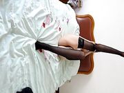 网络红人猫儿自拍身着黑丝无脑疯狂自慰高清自拍