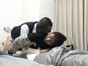 公公宝刀未老与岛国儿媳偷情操炮无套后入不停怼操