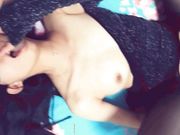 外表文静内心狂野的性感留学美女回国后约网友一起3P