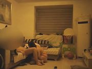 对白淫荡精彩独守空房的露脸丰满人妻去她家里操她