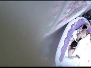 小旅馆情趣大圆床偷拍中年男女开房啪啪老司机就是会玩经典招式黄狗射尿