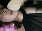 某艺术院校极品美女不小心喝醉后被人换了3套衣服和丝袜进行玩弄,绝对不值被干一次！