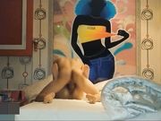 的帅气男友偷情开房 各种高难度姿势抽插 干完嫩逼又插嘴