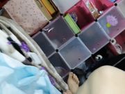 居家168高挑大學女友,吃飯打情罵俏到慢慢脫衣造愛,很有情趣的小情侶