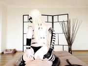 超级巨乳Cosplay一拳超人鬼怪人公主弩S被大肉棒内射