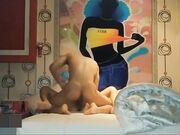 极品E奶爆乳美少妇与弯屌小鲜肉情人宾馆开房啪啪打炮