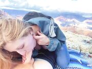 史诗般的大峡谷性爱冒险之旅 第一视角 幕天席地的做爱内射