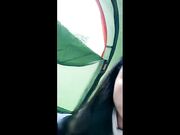 快乐悦悦户外搭两个帐篷一起快活上位骑乘风骚迷人