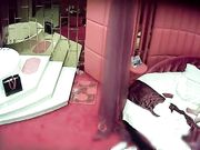 外表清纯内心淫荡大波眼镜美女与男友开房啪啪啪激情69互舔床头干到床尾年轻就是激情