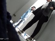 某大学女卫生间定点针孔偷拍一个接一个学妹方便拍脸又拍下面眼镜黑丝妹不错屁股又白又圆又大